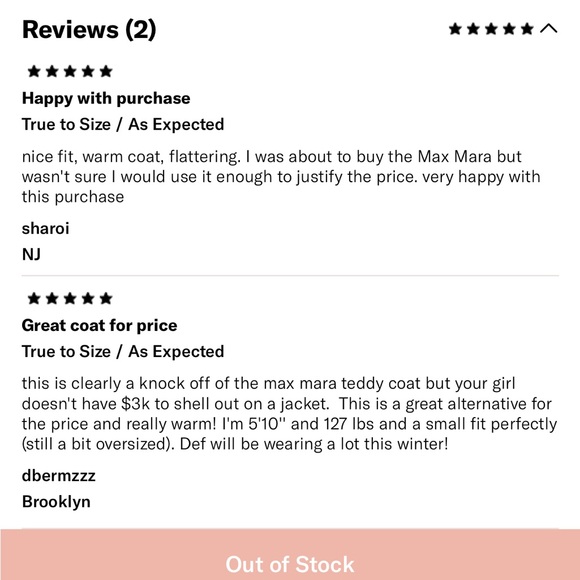 BB DAKOTA Paddington Coat - Picture 5 of 7